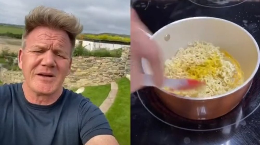 Gordon Ramsay Ramen grilled cheese