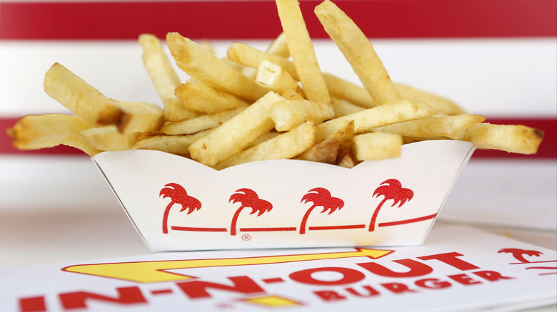 In-N-Out french fry boat