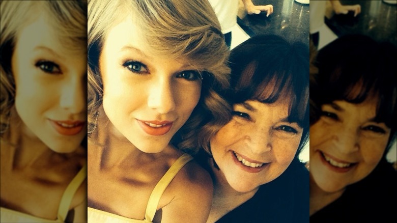 Taylor Swift and Ina Garten smiling