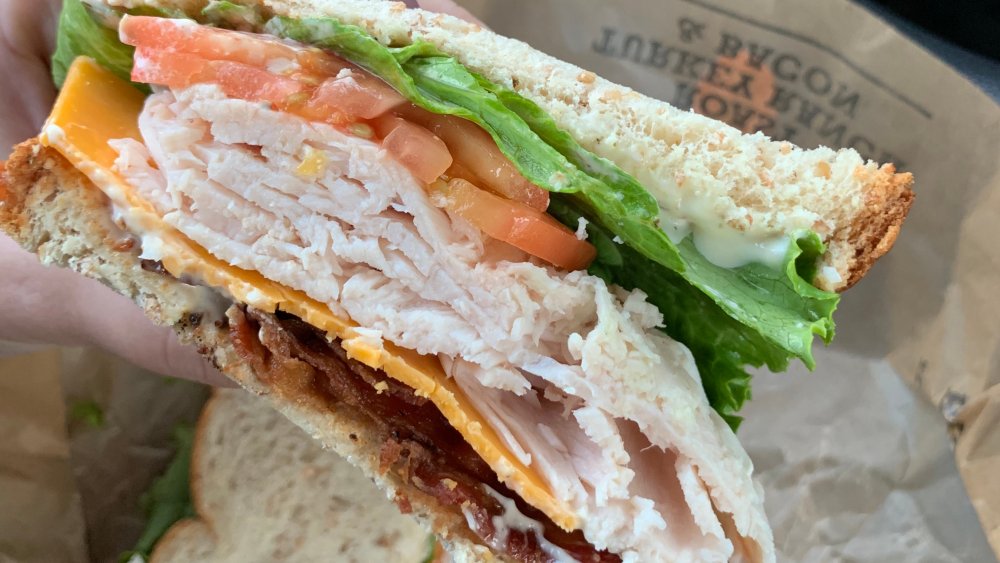 Arby's, roast turkey sandwich