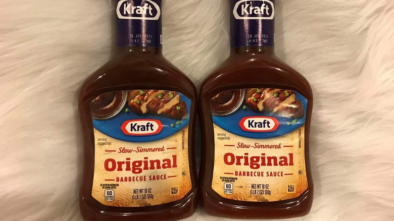 Bottles of Kraft Original BBQ Sauce