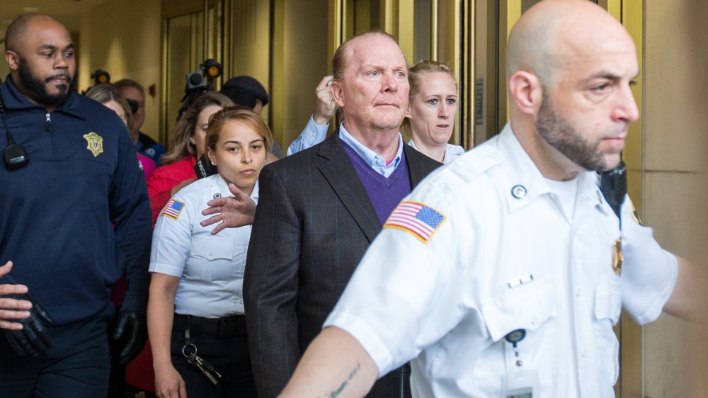 Mario Batali leaving Boston Municipal Court