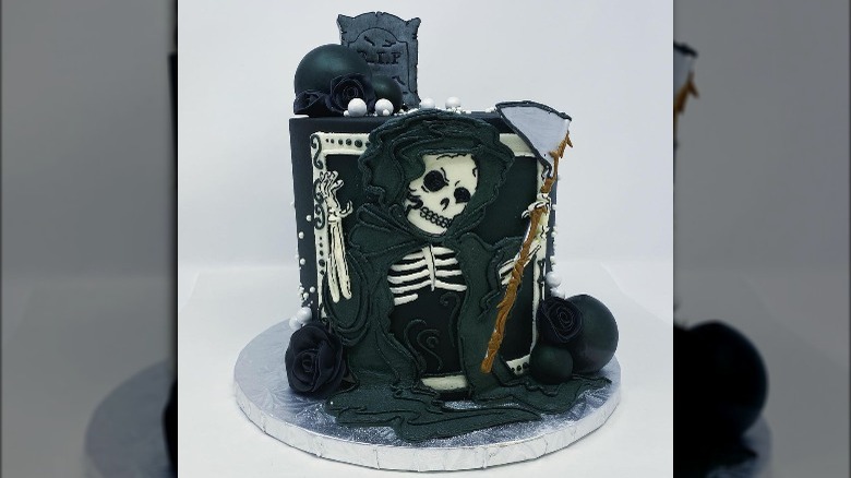 Skeleton cake from Thirsty Whale Bakery