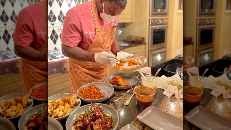 top chef contestant nick wallace cooking