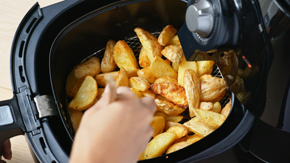 potatoes in an air fryer