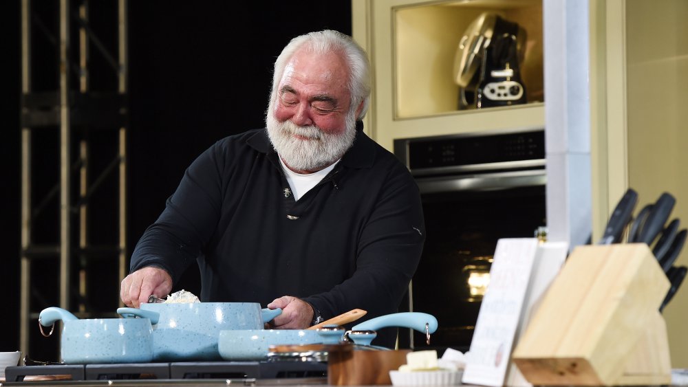 Paula Deen's husband Michael Groover cooking