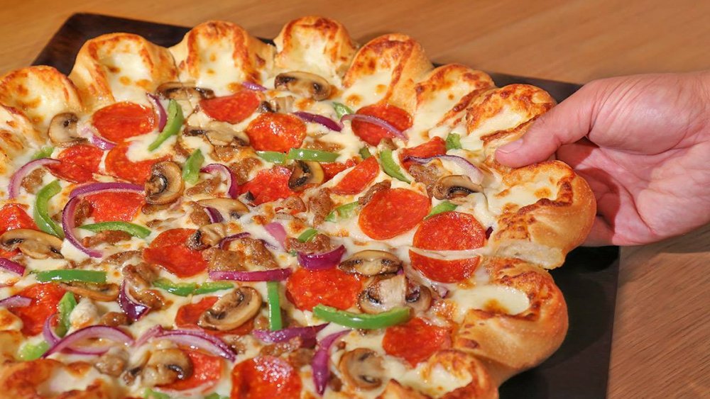 Pizza Hut's stuffed crust pizza