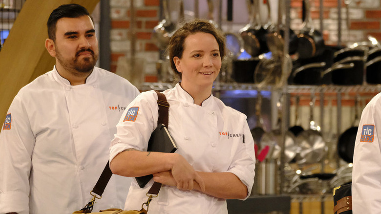 Sarah Welch and Robert Hernandez on 'Top Chef'