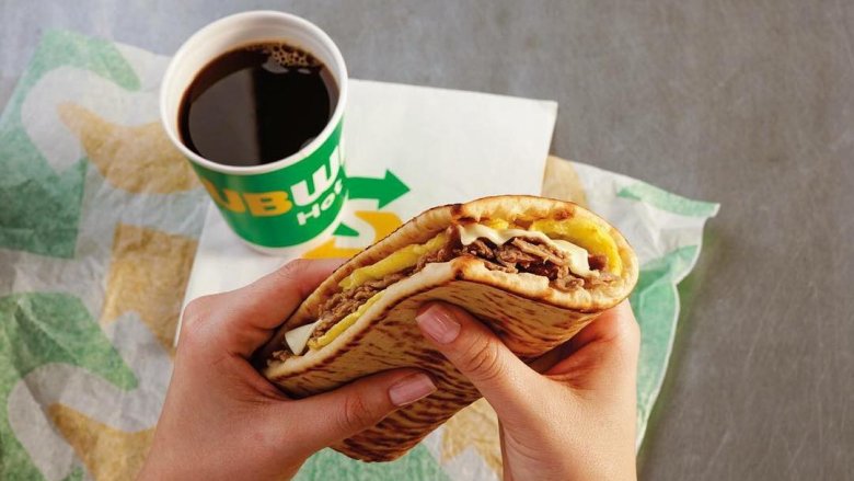 Subway breakfast sandwich