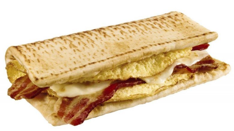 Subway bacon and egg sandwich