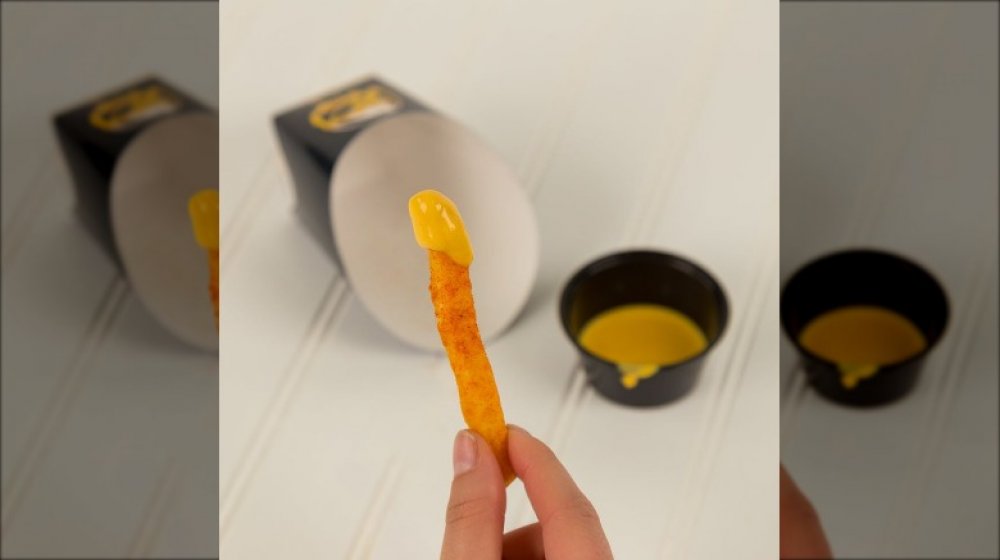 Holding Taco Bell's Nacho Fries