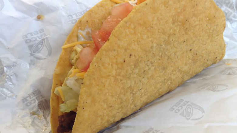 crunchy taco bell taco 