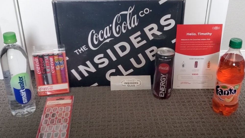 Coca Cola Insider's Club first box