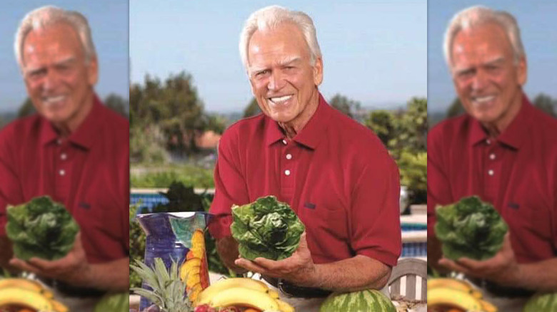 Jay Kordich with fruits and veggies