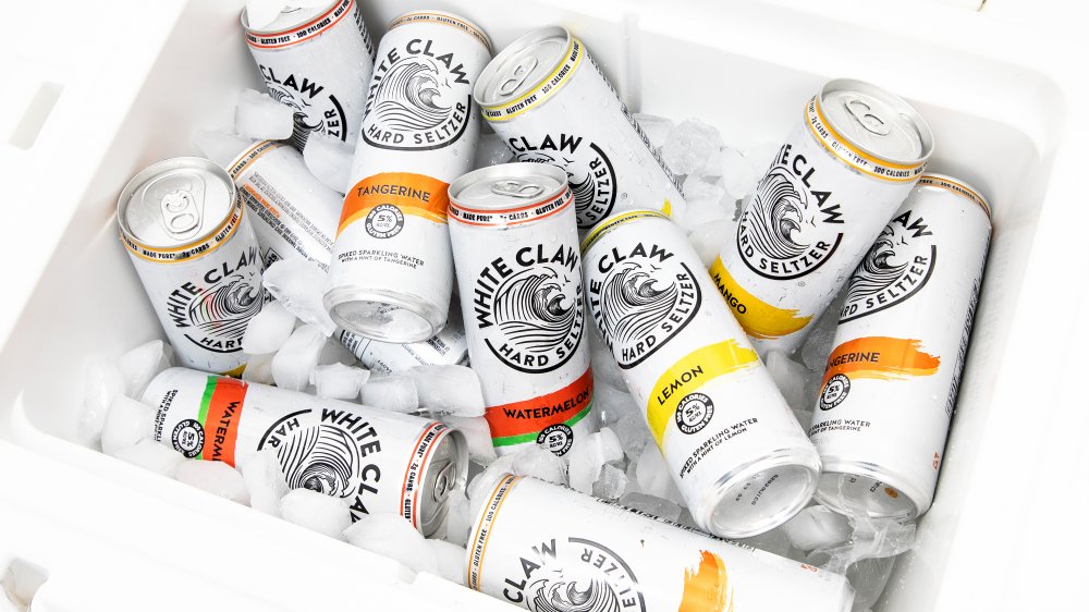 Cooler of White Claw