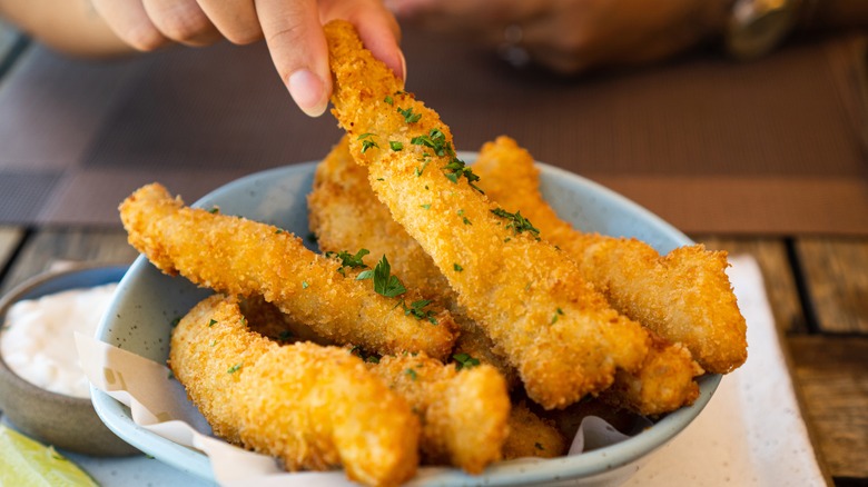 fried tilapia dinner