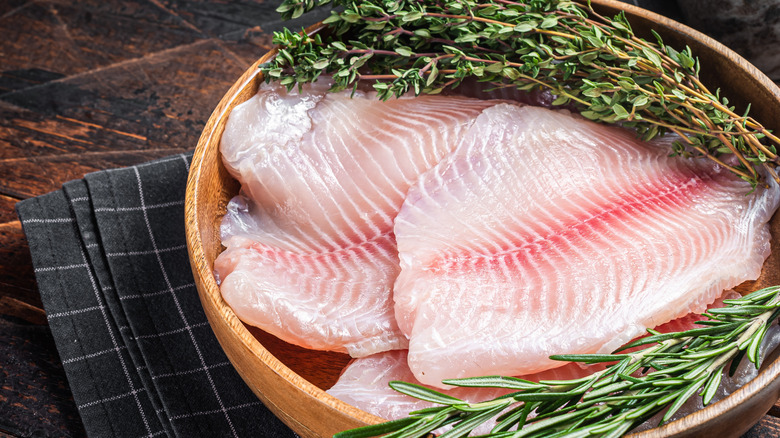 tilapia in bowl