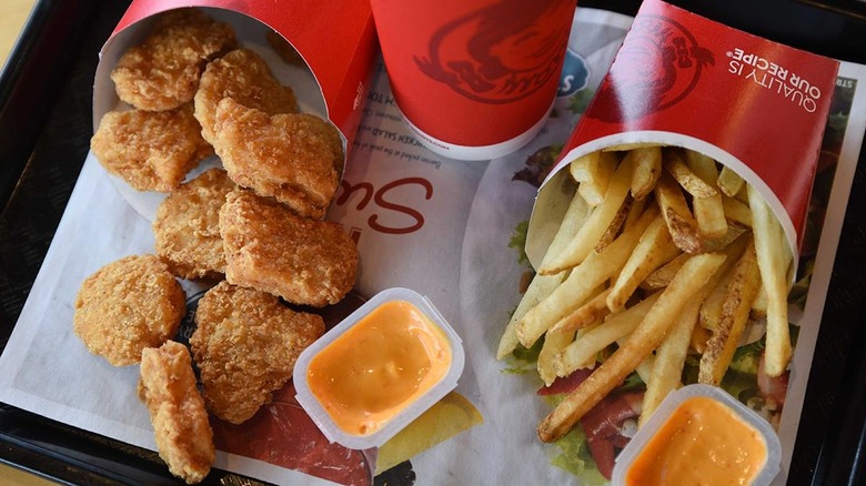 Wendy's chicken nuggets and fries