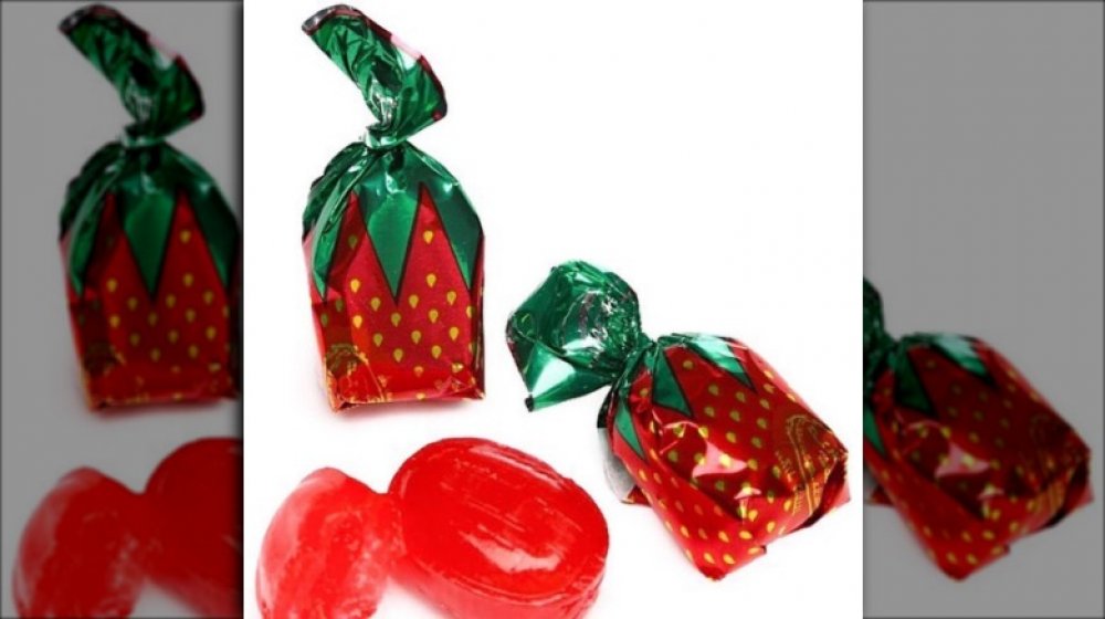 Strawberry candy