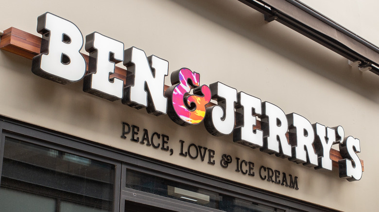 Ben & Jerry's ice cream shop