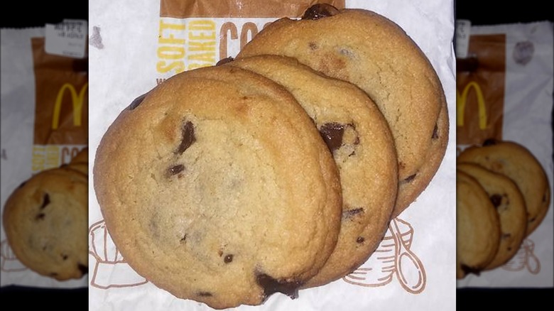 McDonald's chocolate chip cookies