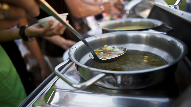 bowl of hot soup