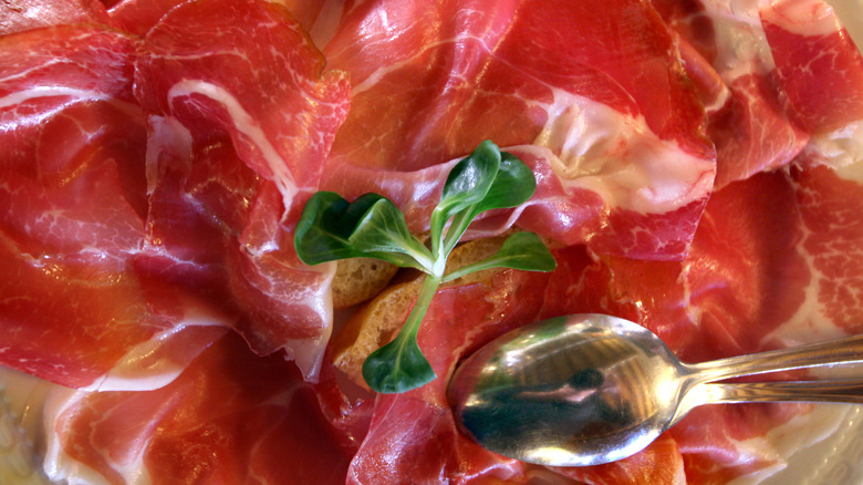 sliced culatello