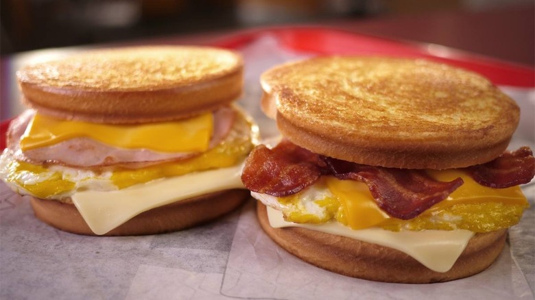 Jack in the Box breakfast sandwiches