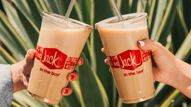 Jack in the Box iced coffees