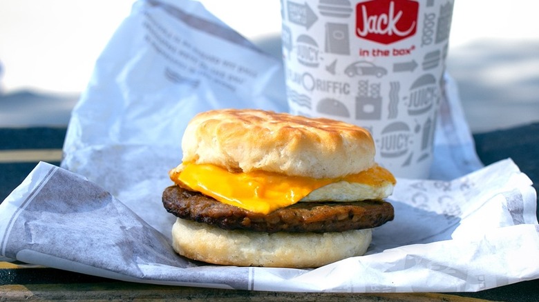 jack in the Box breakfast sandwich