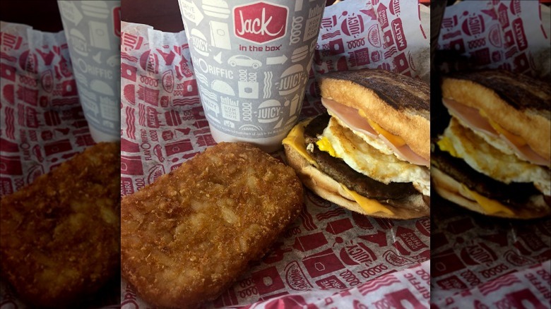 Jack in the Box breakfast combo meal