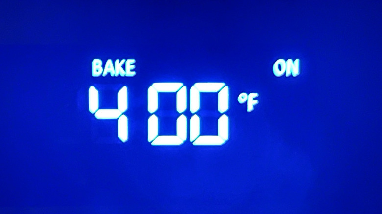 Oven temperature gauge