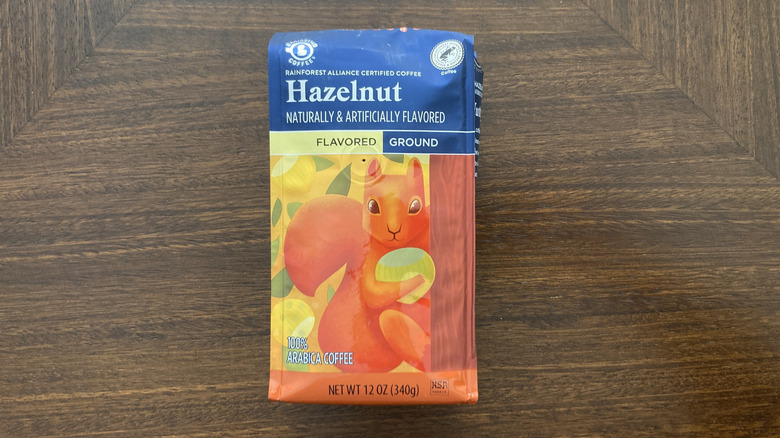 Aldi Barissimo Hazelnut flavored coffee grounds