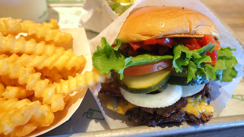 Shake Shack burger and fries