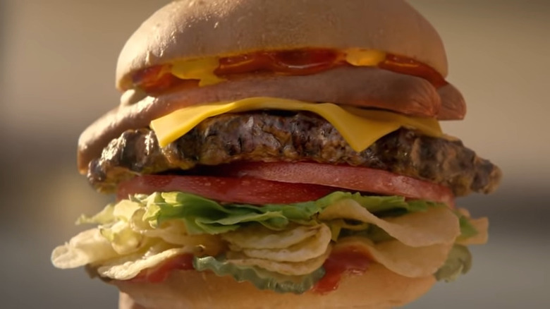 Carl's Jr burger shoot