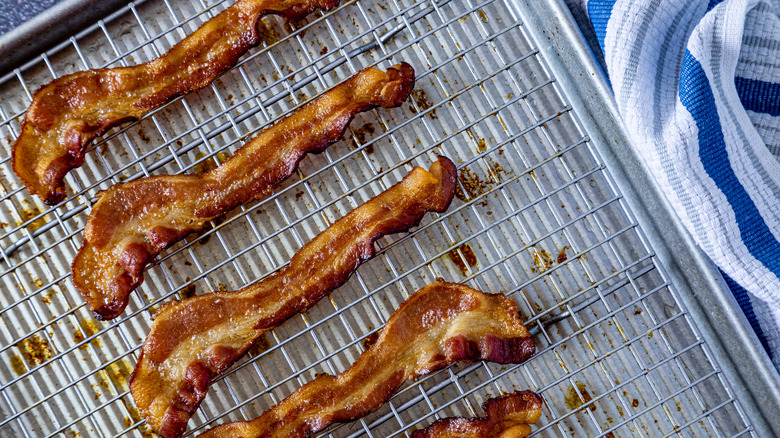 Bacon on a sheet pan