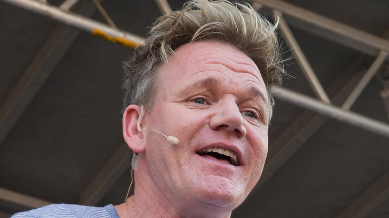 Close up of chef Gordon Ramsay