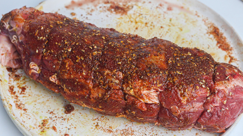 brisket with spice rub