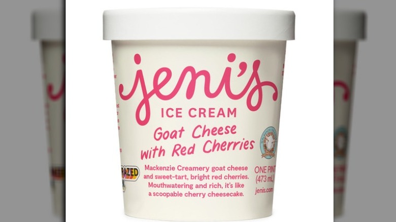 Jeni's goat cheese ice cream