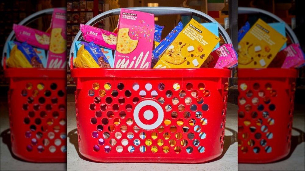 Milk Bar items in Target basket