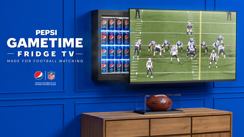 Pepsi Gametime Fridge TV