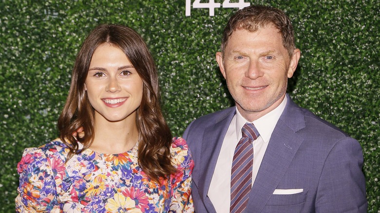  Sophie Flay and Bobby Flay posing