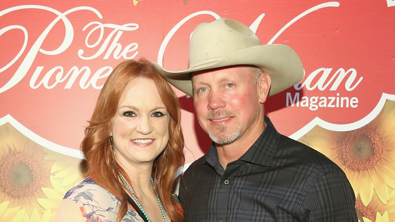 Ree and Ladd Drummond smiling at an event