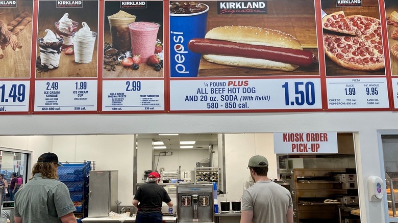 Costco food court menu