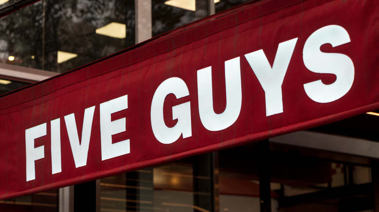 Five Guys sign