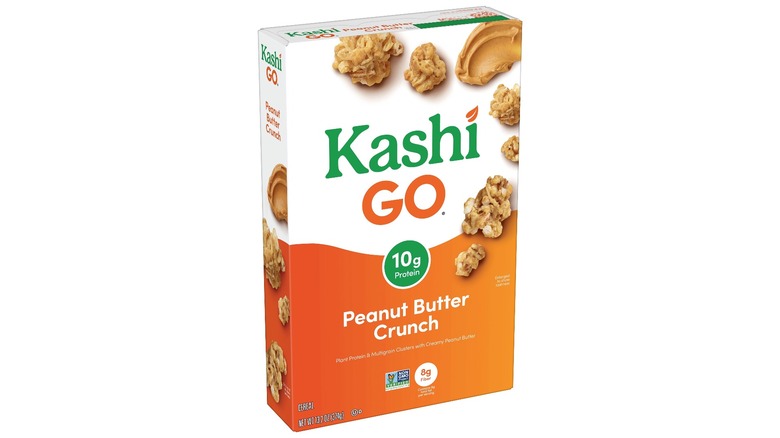 Cereal box of Kashi granola