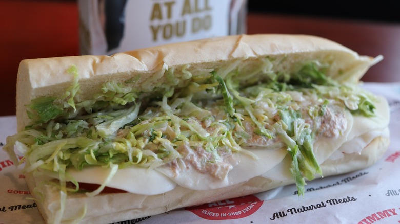 sandwich from Jimmy Johns