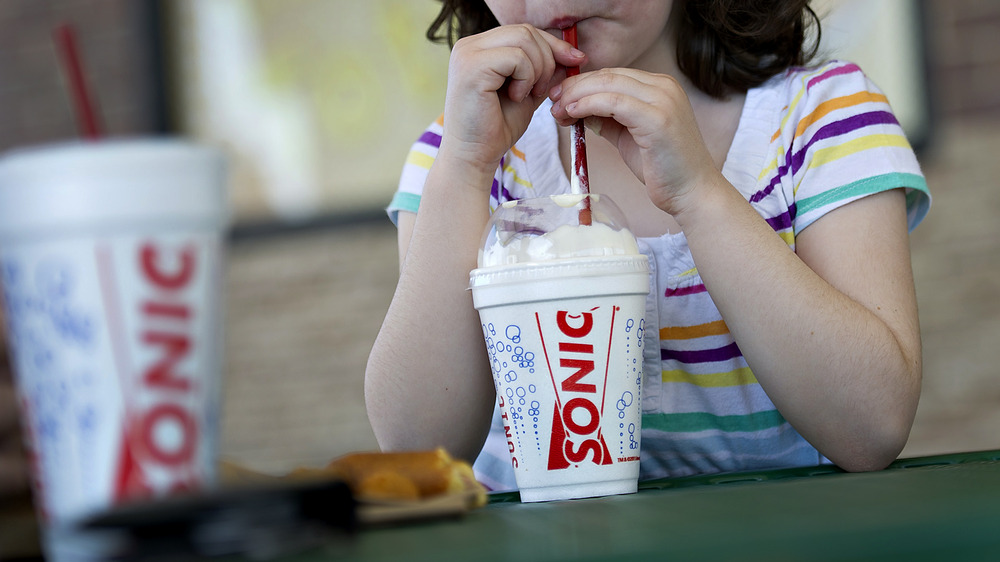 Sonic sugar-filled milkshake 