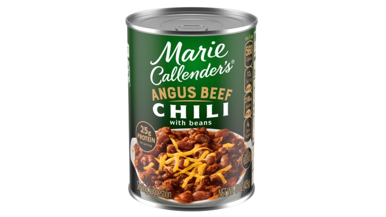 Marie Callender's chili can