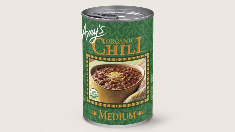 can of Amy's chili